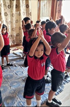 Planter Stand with Pots